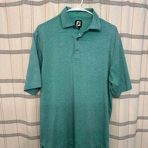 Men’s FootJoy striped Golf Polo